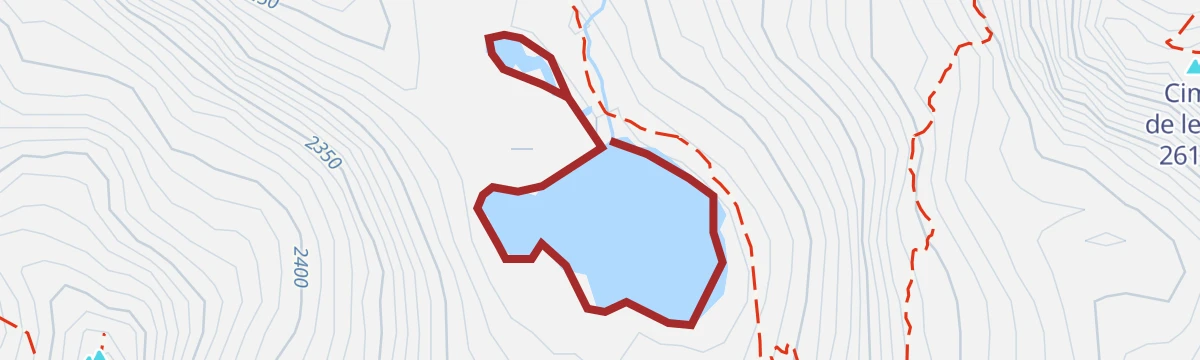Route map: Laghetti del Lagorai F